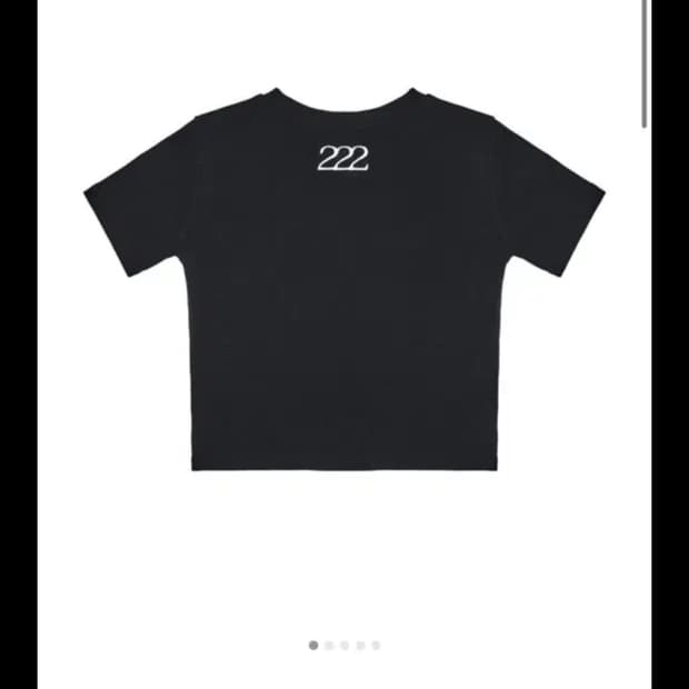 222 이투둘 반팔 블랙