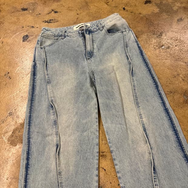[정품/M] 인사일런스 절개 데님 팬츠 청바지 