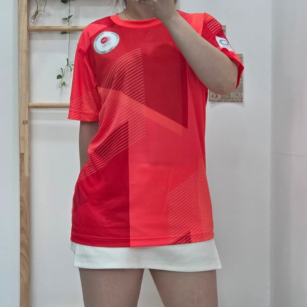 L/아식스 2020 도쿄 올림픽 일본 국가대표팀 공식 트레이닝 티셔츠