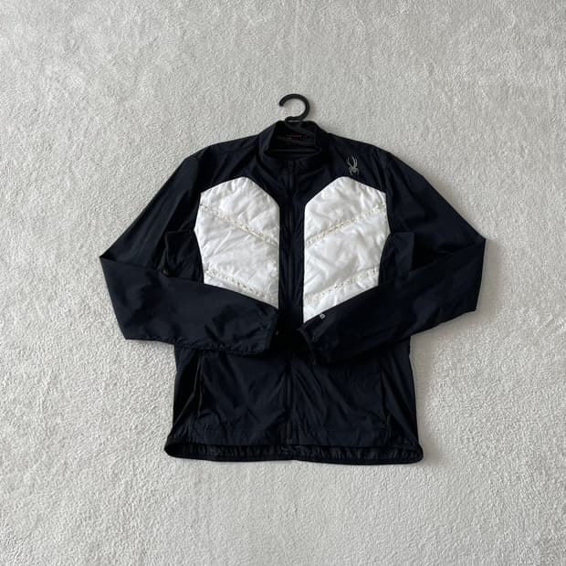 L 스파이더 하이브리드 경량패딩 바람막이 자켓 100