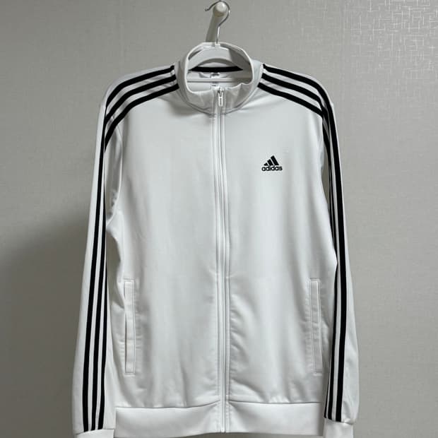 아디다스 트랙탑 져지 화이트 XL