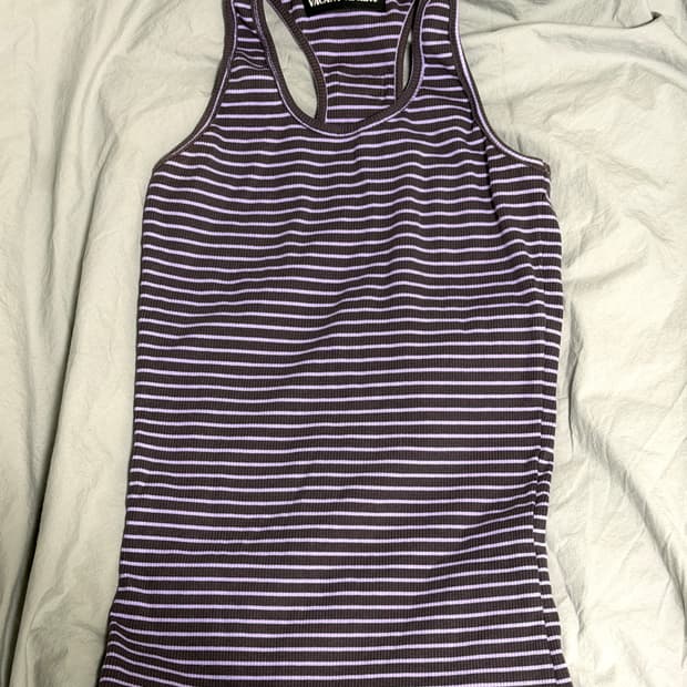 베이컨트 아카이브 maya stripe sleeveless top