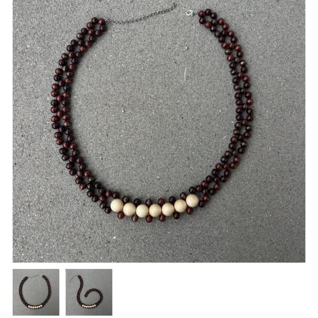 talina의 나무 구슬 벨트