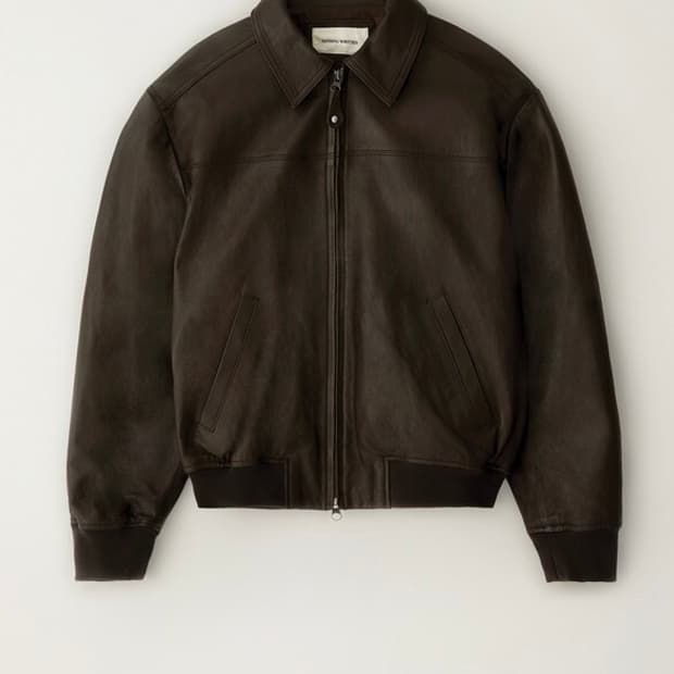 낫띵리튼 레더자켓 Martino leather blouson (Dark 