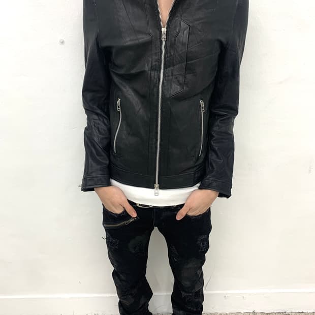 Vanquish lambskin leather jacket