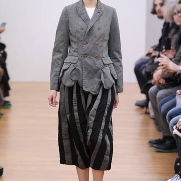 [희귀매물] 꼼데가르송 13AW 아방가르드 서클 도넛 팬츠 OS