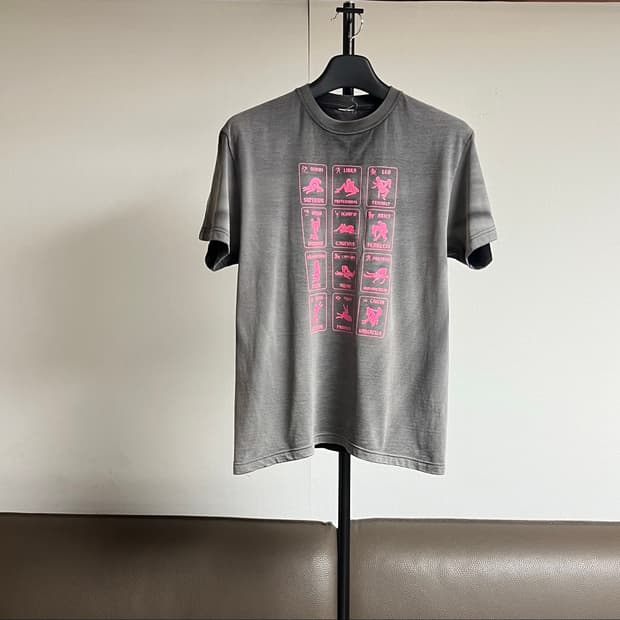 빈티지 카마수트라 유머 반팔 티셔츠