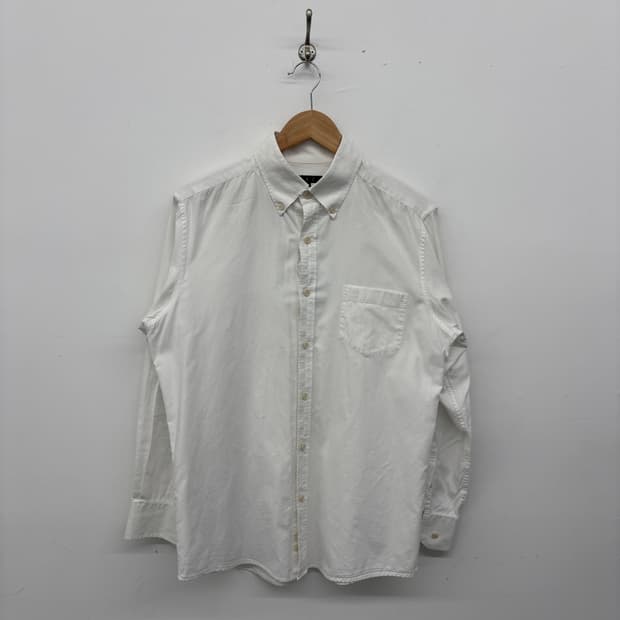 닥스 화이트 셔츠 남성 긴팔 XL