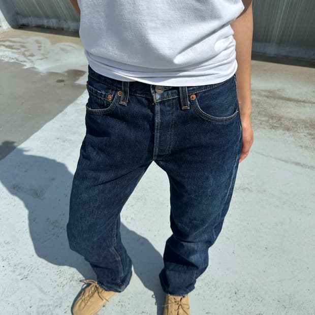 Levi’s 90‘s 리바이스 501 인디고 데님팬츠(W28 L30)