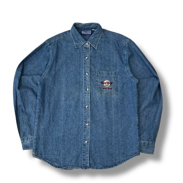 하드 록 카페 데님셔츠 r1306