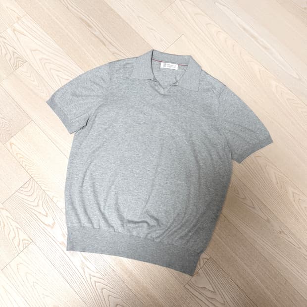 브루넬로 쿠치넬리 오픈 카라 니트 (50) 국내 105