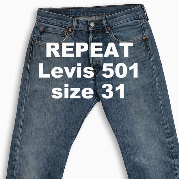 빈티지 리바이스 501 진청 31 인치 LV50131207