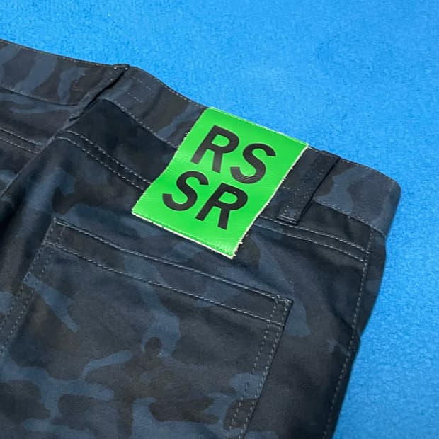 라프시몬스 14aw 스털링루비 abus lang 카모 그린패치 진