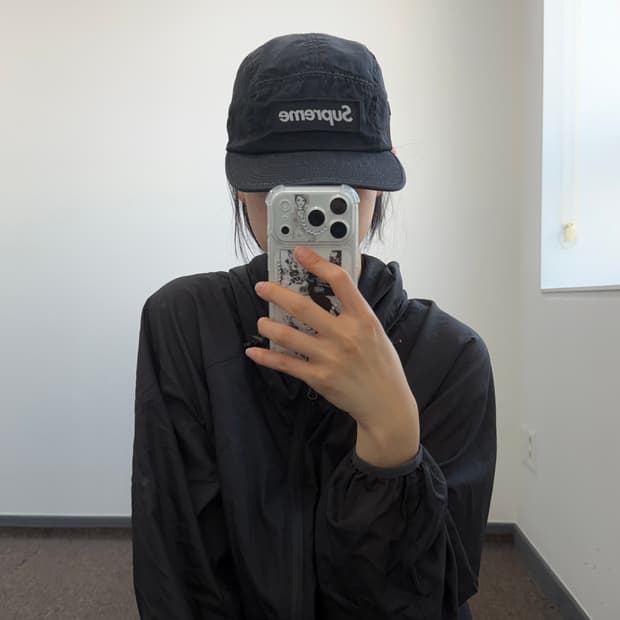 Supreme 슈프림 블랙 볼캡 