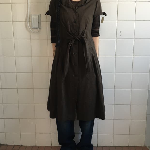 Hiroko koshino tied point onepiece