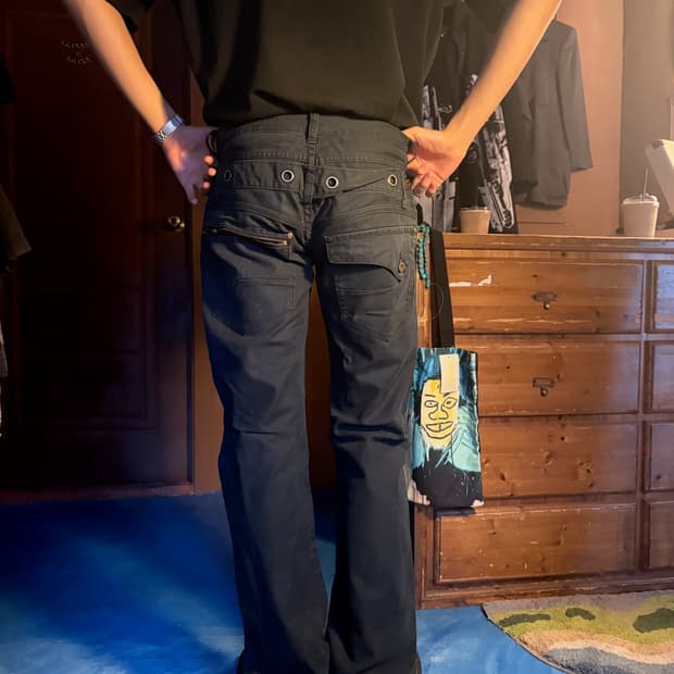 DIESEL DETAIL COTTON PANTS