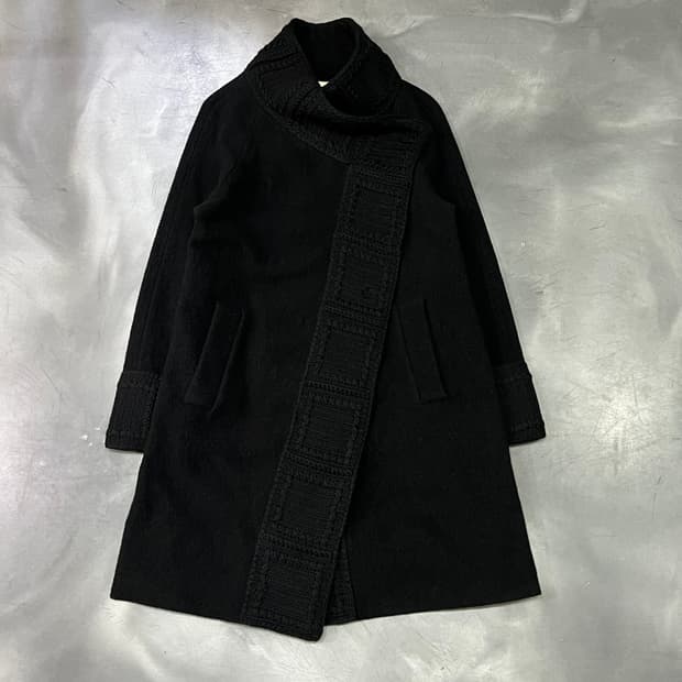  dkny 니트 배색 코트 y14524