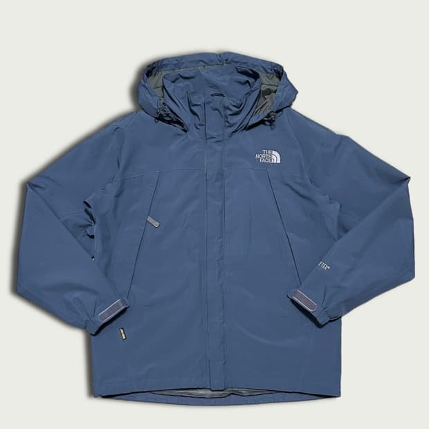 노스페이스 고어텍스 딥블루 바람막이