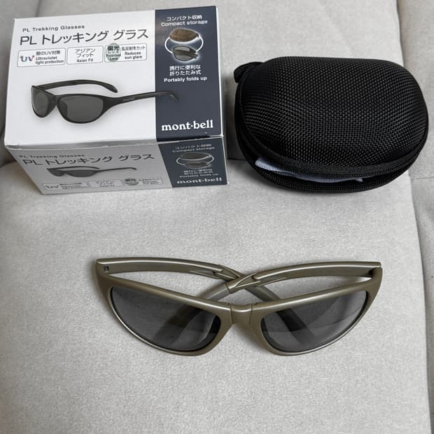 몽벨 선글라스 편광 렌즈 브라운/라이트브라운