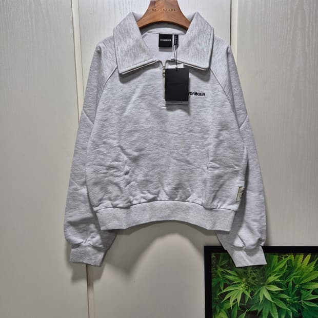 (세일)(새상품)하이드로겐 집업 맨투맨 그레이