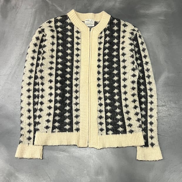  시어스 울 모헤어 니트 집업 y15739