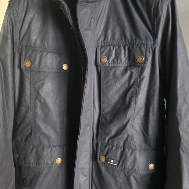 브룩스브라더스 왁스 필드 자켓 (바버 아저씨 세탁 완료)