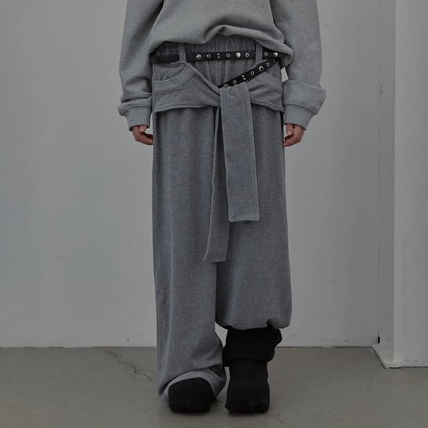 LCDC TIED DETAIL JERSEY PANTS