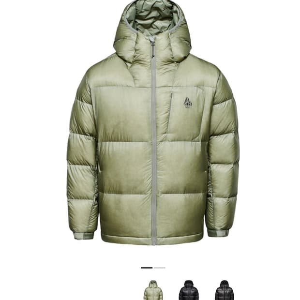 [구매]블랙야크 BCC 퀼티드 다운 자켓 카키 M