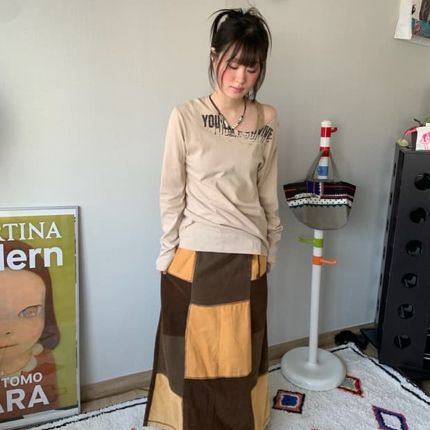 wide neck cotton top