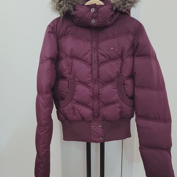 타미힐피거 후드 숏패딩 봄버 패딩 44~55