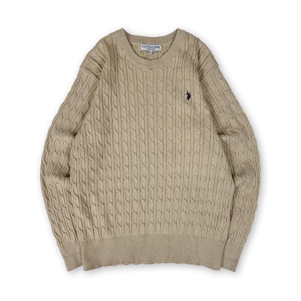 POLO ASSN 케이블 니트