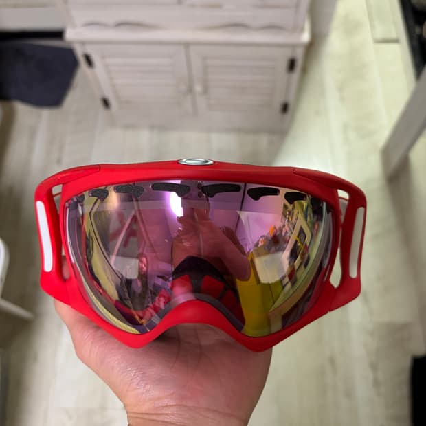 [O/S] 오클리 스키/스노우보드 고글 (레드)