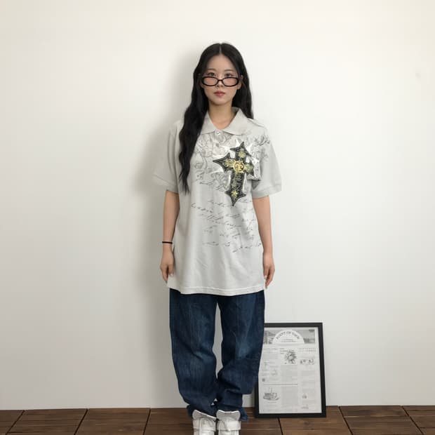 Urban Heritage y2k Cross Polo