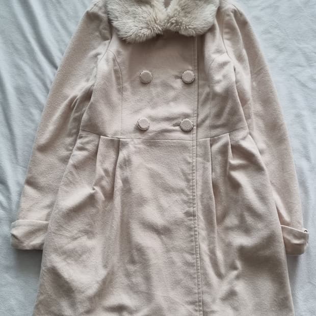 빈티지 갸루 퍼 코트