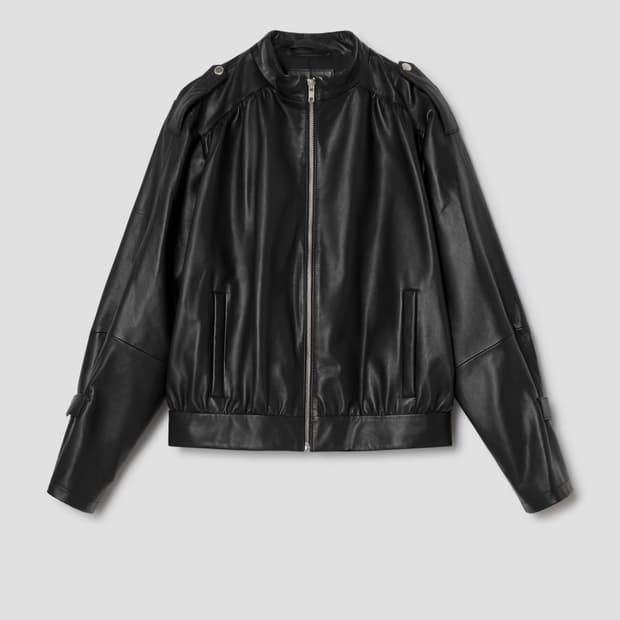 (S,M,L) 기마구아스 Oscar 레더 자켓