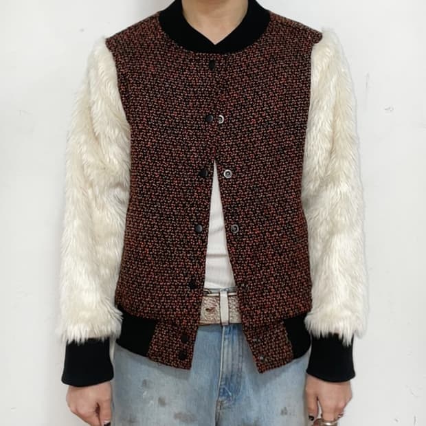 빈티지 퍼 자켓 ( 착용샷 있음 )