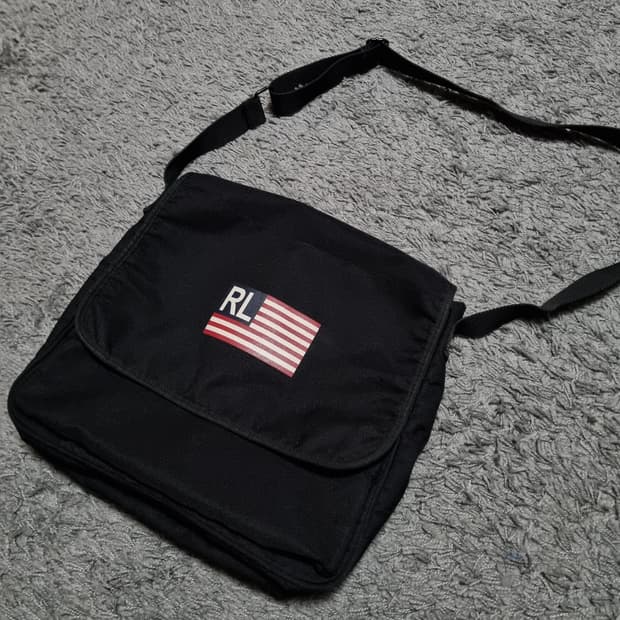 폴로 진스 성조기 메신저백 크로스백 가방 랄프로렌 빈티지 usa rrl