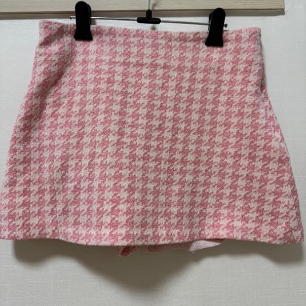 자라 하운드체크 치마바지