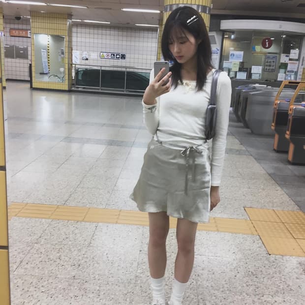 페인오브플레저 스커트 