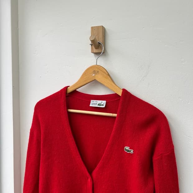16518 - 라코스테 레드 가디건
