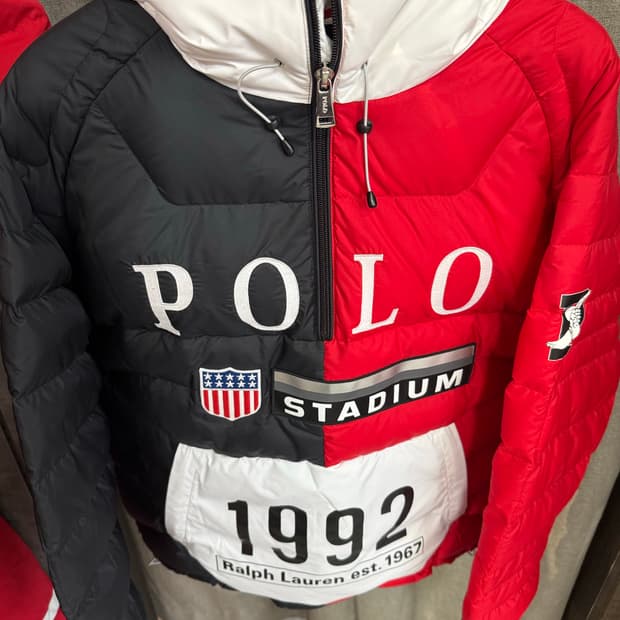 폴로 랄프로렌 1992 스타디움 글래시얼 다운 패딩