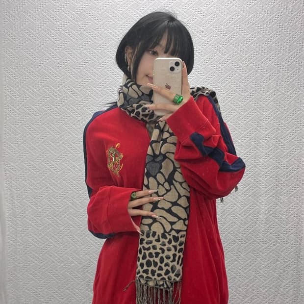 빈티지 보헤미안 히피 레오파드 지브라 멀티패턴 목도리 C08194