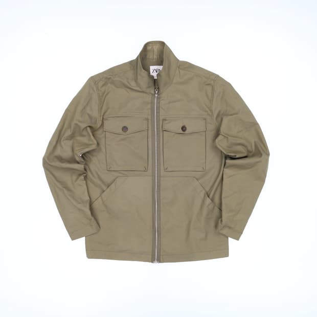 L 자라 블루종 워크 자켓 0413M