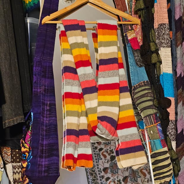 무지개 하구미 머플러