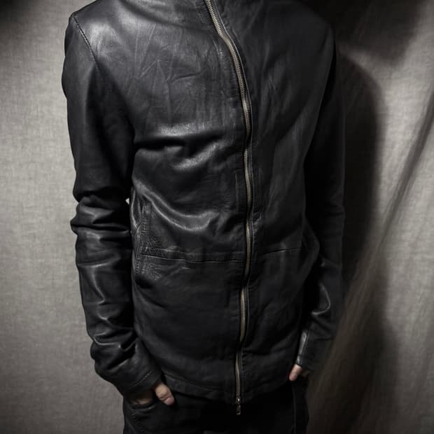 Obscur Asymmetrical Leather Jacket 