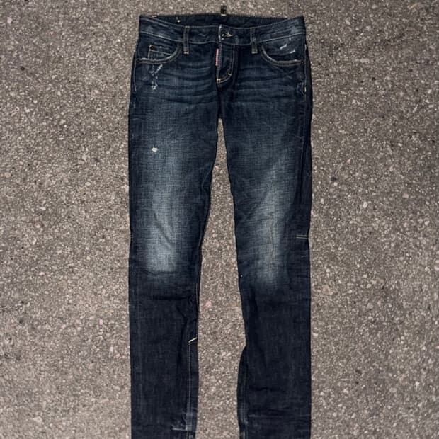 Dsquared2 Zip detail Skinny denim pants