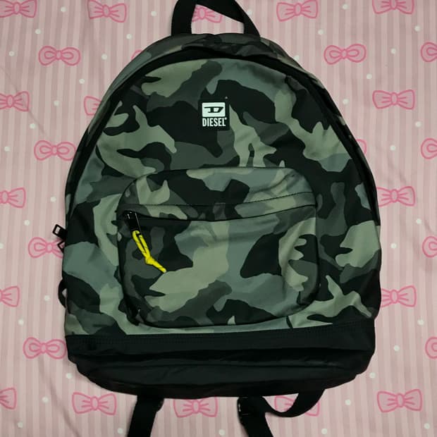 디젤 카모 밀리터리 바이올라노 백팩