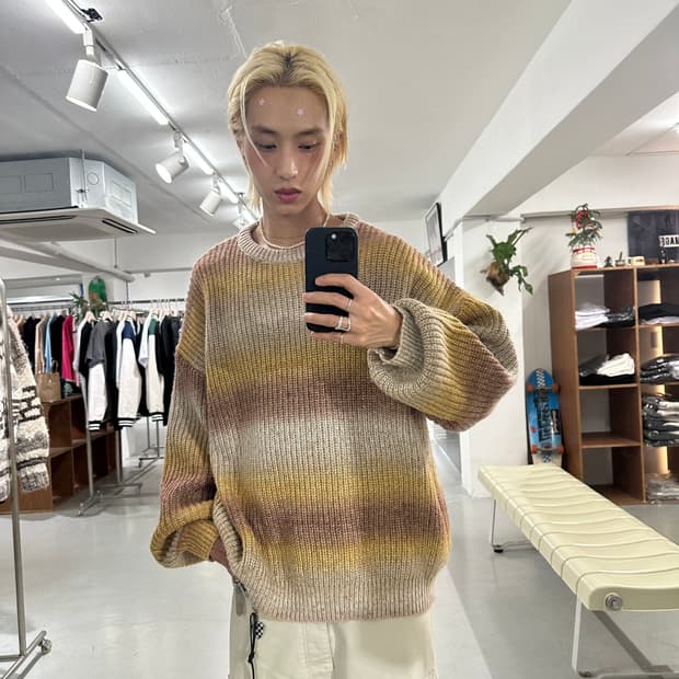 프릭스토어 FREAK'S STORE Gradation Knit