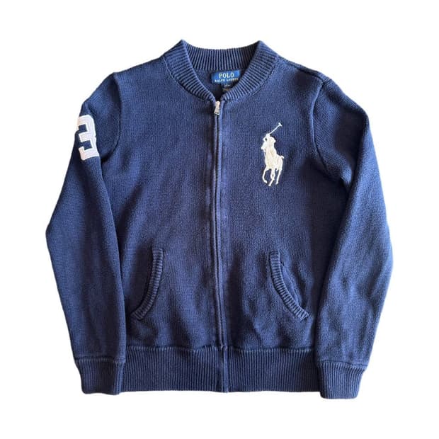 폴로 랄프로렌 코튼 스웨터 집업