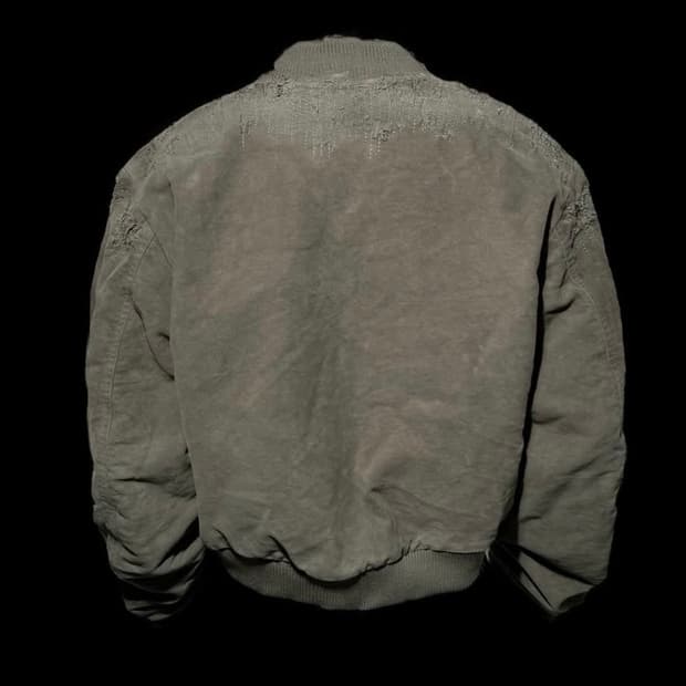 에모스탠스클럽 몰스킨 디스트로이드 붐버